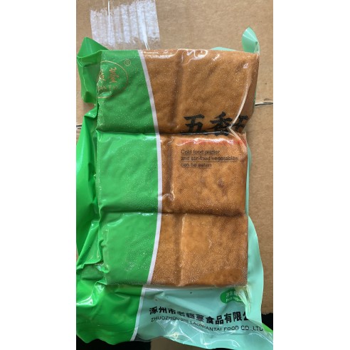 五香干 TOFU DE CINCO  ESPECIAS 500g  -18  55/箱